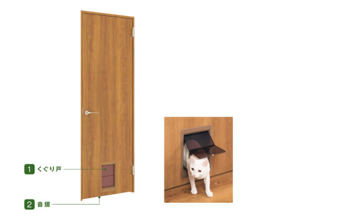 三協アルミのペットドア