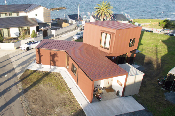 オステリア・ベッカフィーコの俯瞰写真