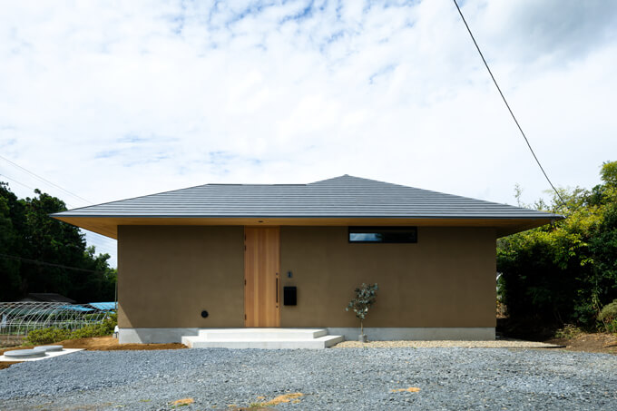 さつまいも畑の住宅(鉾田市)