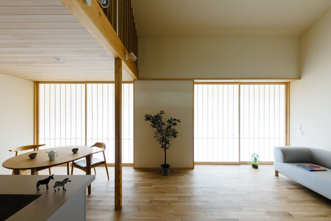 さつまいも畑の家(鉾田市)内観