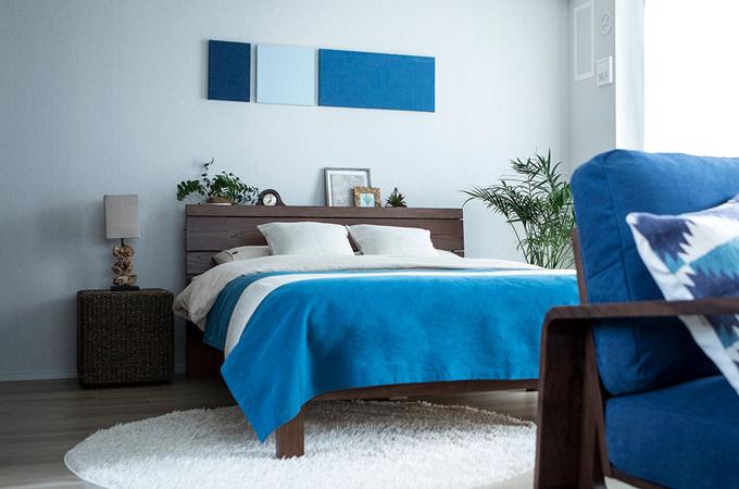 6畳にダブルベッドを置いた場合の参考サイト