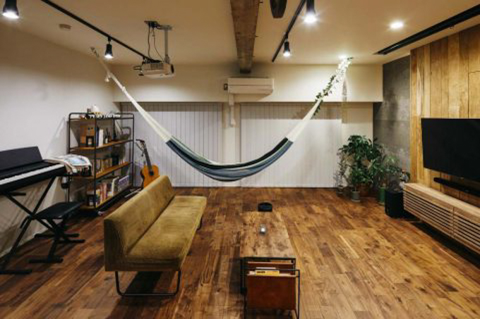 非自立式ハンモック