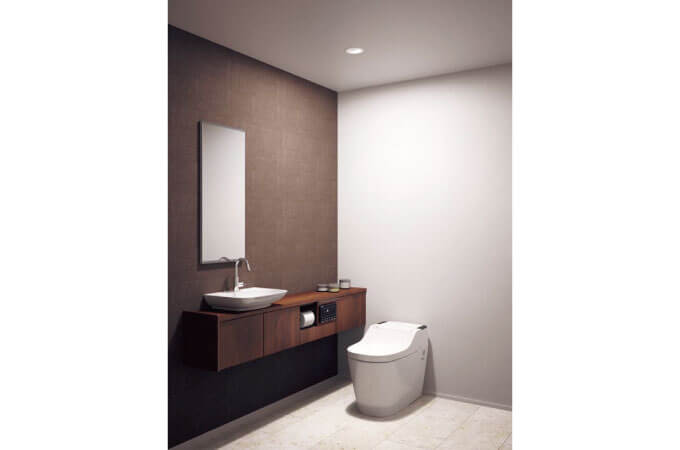 トイレの照明の事例