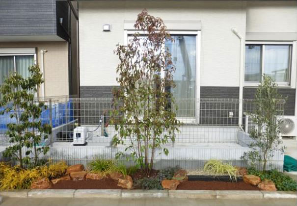 シンボルツリー 道路側施工例