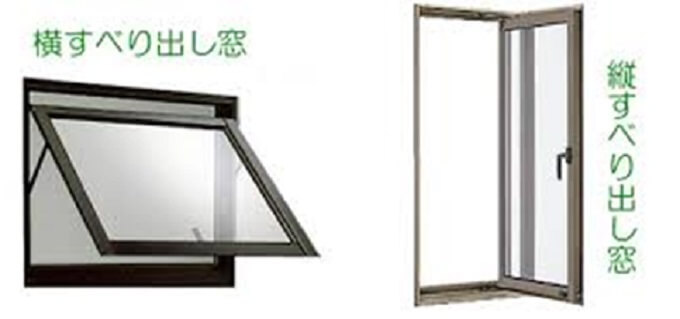 すべり出し窓