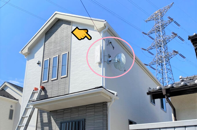 デザインアンテナ設置例