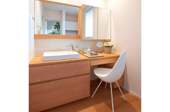 対策後の洗面所の事例