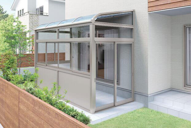 サンルーム 土間納まり