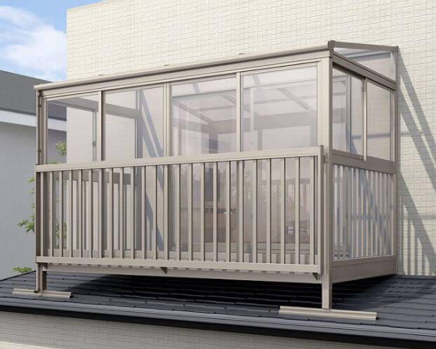 サンルーム バルコニー納まり