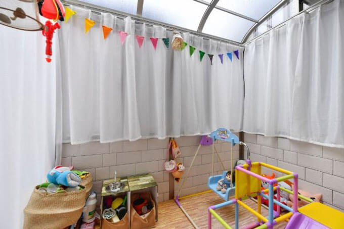 サンルーム 子どもの遊び場