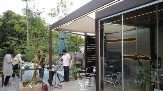 サンルーム バーベキュー