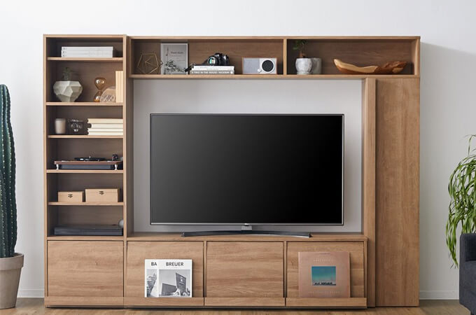 ロータイプの壁面収納